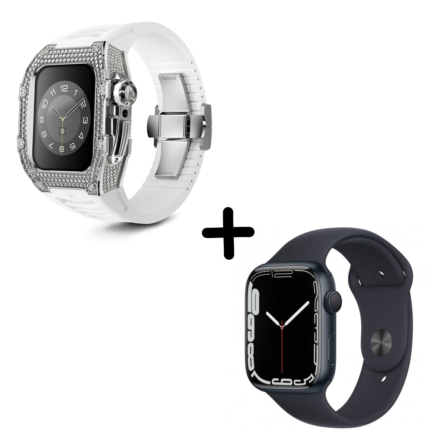 Apple Watch Case / Diamond - White